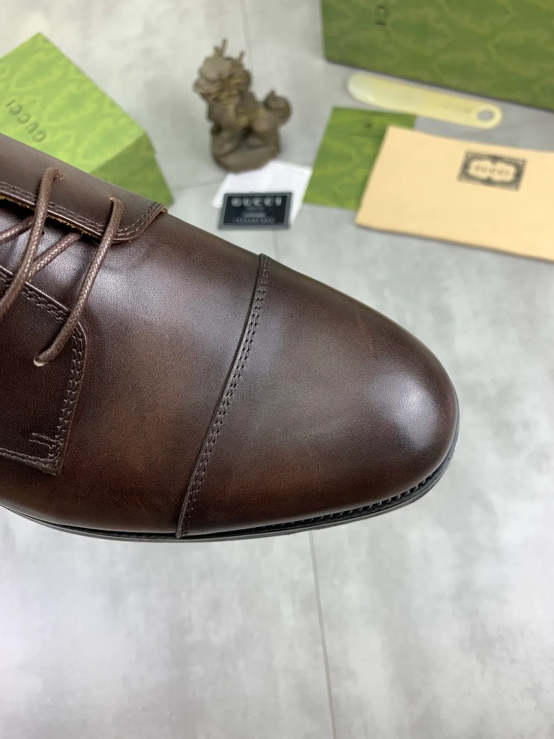 Men's men's shoes 💰P640 [New style] Water dyed cowhide 💰💎💎💎 [Gucci] GUCCI high-end men's formal business leather shoes, original order 1:1! Original imported high-end open-edge beaded calfskin, original metal buckle, imported first-layer cowhide lining for feet. Original high-end outsole, men's shoe size: 39-44 (45 customized) black and brown colors available
